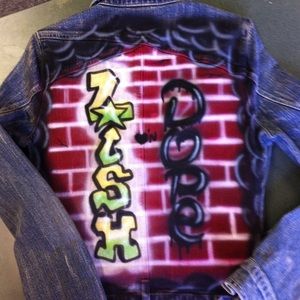 Custom jeans jacket